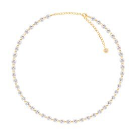 Venus White Pearl 18K Gold Vermeil Choker Necklace